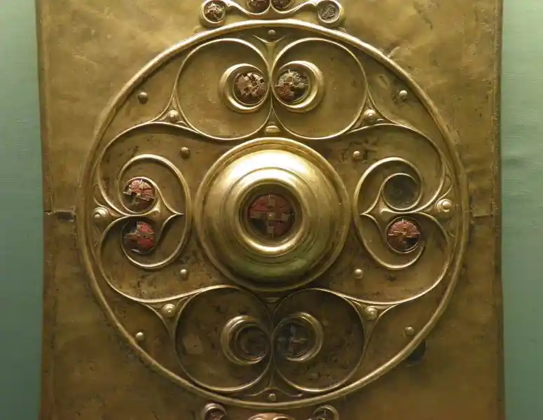 The Battersea Shield, swastika, solar disc, cross